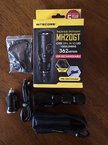Nitecore MH20GT CREE XP-L HI V3 LED-Taschenlampe, 1000 Lumen, inkl. Andrew & Amanda Stift