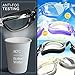 Swim Goggles + Swim Cap Sets for Adult Men Women Girls Youth Kids Child