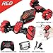 Remote Control Stunt Car,2.4G 4WD Stunt Gesture Induction Twisting Off-Road Vehicle Light Music Drift Traverse Remote Control Dancing Side Driving Toy Cars Birthday Gift for Boys Girls Adults (Red)
