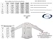 Vapor Apparel Women's UPF 50+ Long Sleeve UV (Sun) Protection Performance T-Shirt Large Water Blue