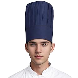 Hyzrz Tall Chef Hat Adjustable Men Women Elastic