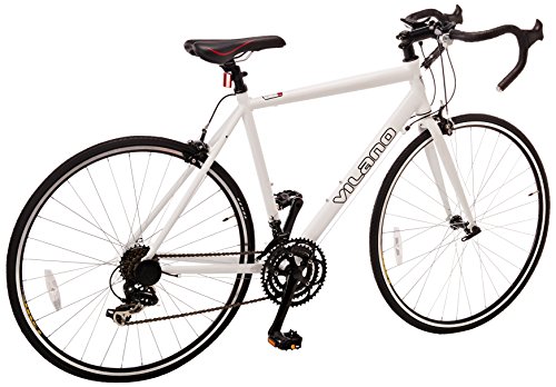 Vilano aluminium road bike 21 Speed shimano, White, 54cm medium (628586765467)