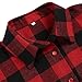 Fanala Womens Plaid Checks Button Down Long Sleeve Long Blouse Tops Shirt Dress