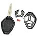 Horande 4 Buttons Replacement Key Fob Cover Case fit Mitsubishi Galant 2008~2010 Lancer 2007~201 Outlander 2007~2009