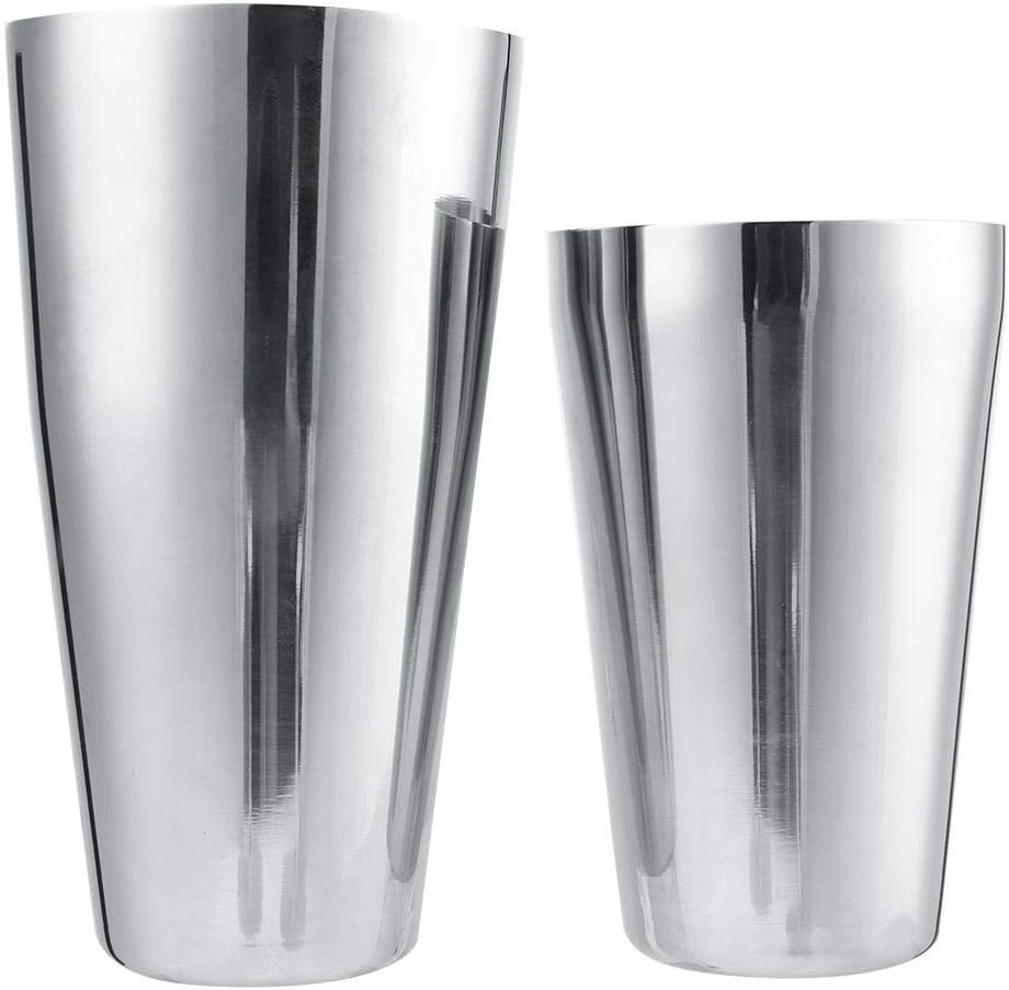 Zerodis Boston Shaker Edelstahl Cocktail Shaker Set Professioneller