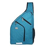 Youngerbaby Large Sturdy Crossbody Sling Bag Men Women Casual Travel Chest Bag