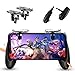 Mobile Game Controller -Game Trigger Gamepad, Ergonomic Design Handle Handgrip Stand Claw for iOS Android (Transperant) for Fortnite PUBG