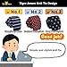 Tigre Amore Knit Tie For Men Casual Design Knitted Ties Darkred White/Dot