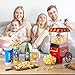 Aicook Hot Air Popcorn Popper Maker with Measuring Cup, No Oil Needed, FDA and ETL Approved, Red