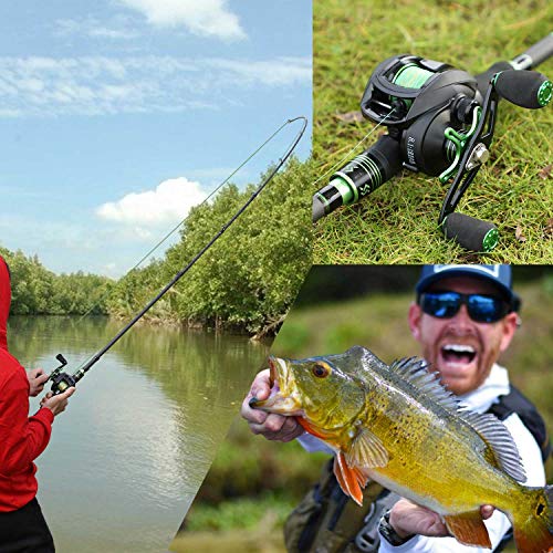 Sougayilang Casting Rod and Reel Combos with Telescopic Fishing Pole