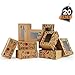 20 Piece Donut Treat-To-Go Gift Christmas Boxes, Holds Christmas Donuts, Treats and Gifts, Perfect for Holiday Gift Giving
