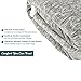 Premium Sherpa Melange Throw Blanket for Couch, Sofa by Pavilia | Soft, Fluffy, Plush, Warm, Cozy | Light Gray Fuzzy Lightweight Microfiber, Luxury Modern Reversible TV Blanket | 50 x 60 Inches