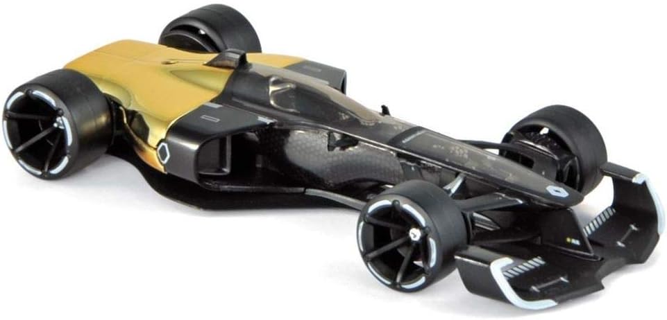 Norev - Renault R.S. 2027 Vision-Shanghai 2017 Miniature Car Collection, 517962, Black/Yellow Metal