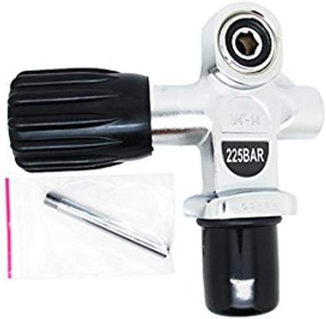 Scuba Choice Chrome Diving Dive Tank Yoke Valve 225 BAR Outdoor