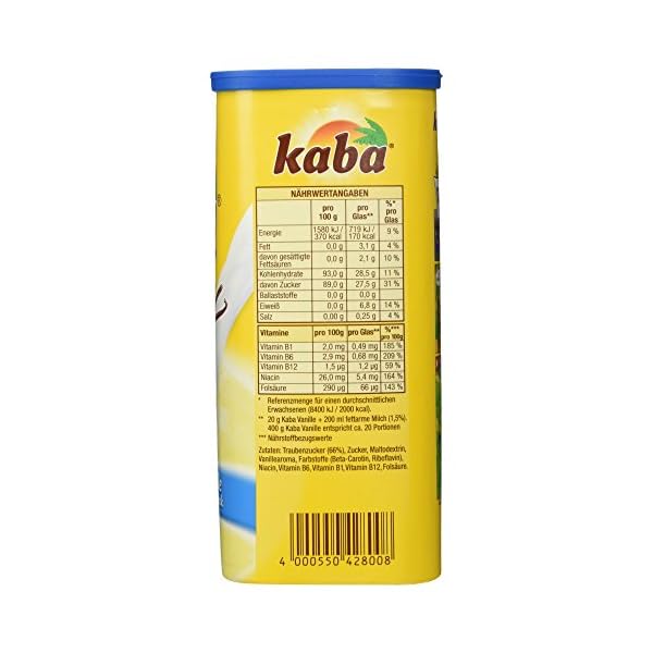Kaba Instant Getränkepulver mit Vanille Geschmack, 400 g – Bild 3