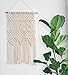 TIMEYARD Macrame Wall Hanging Tapestry - BOHO Chic Home Decorative Interior Wall Decor - Bohemian Ethnic Apartment Dorm Room Art Decor - Living Room Bedroom Decorations, 13.0