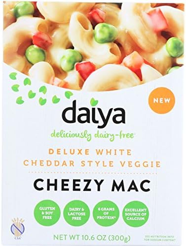 Daiya Foods Inc Cheezy Mac - Deluxe - White Cheddar Style Veggie - Dairy Free - 10.6 oz - case of 8
