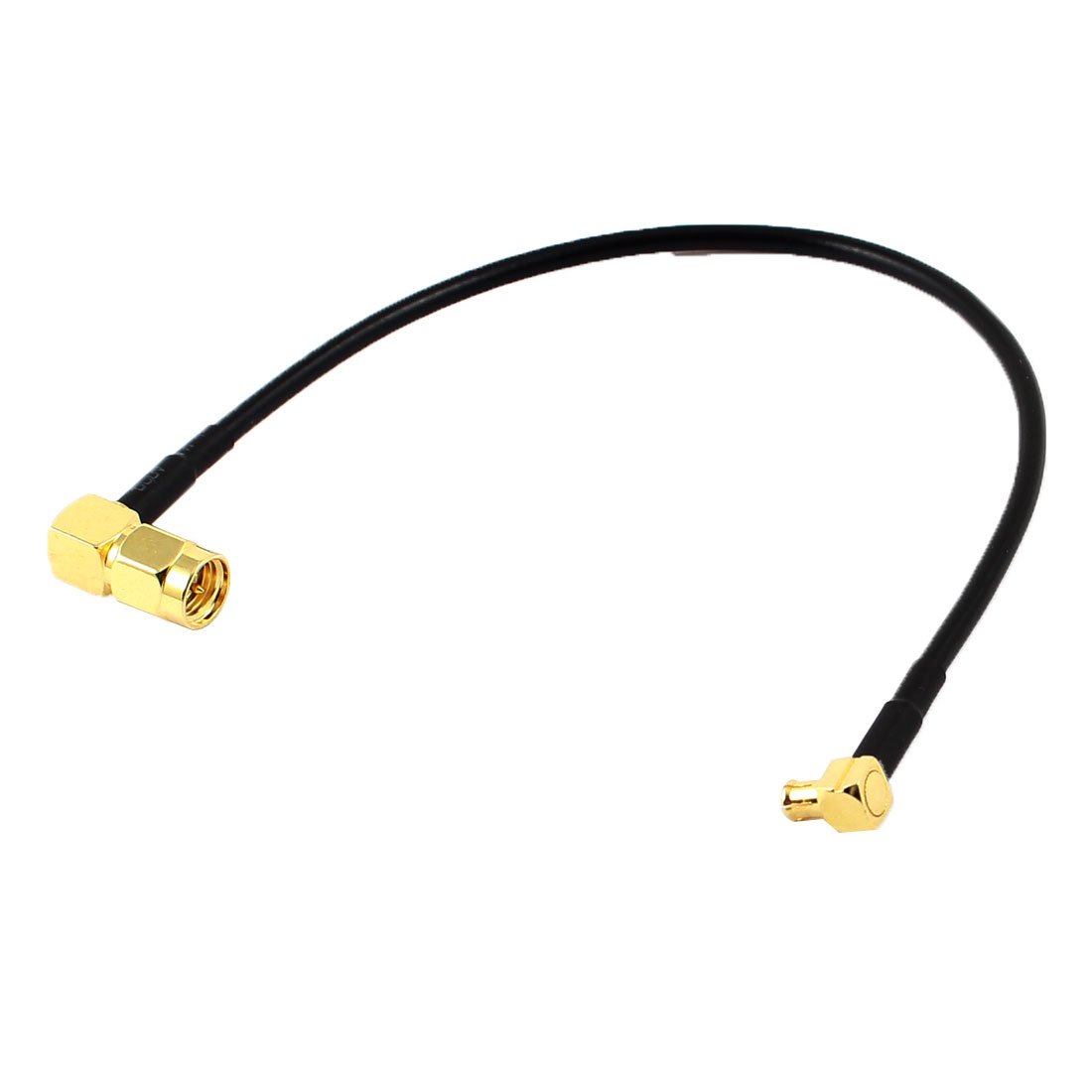 sourcing map SMA Male to MCX Male Plug M/M AV Digital Coaxial Stereo Cable Wire 19.5cm Long