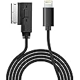 AMI MMI Aux Cable for Apple iPhone 14 13 12 11 XS XR X 8 7 6 SE Compatible with Audi A3/A4/A5/A6/A7/A8/S4/S6/S8/Q5/Q7/R8/TT 2011-2016, VW CC Magotan with MMI 3G System (3.3FT)