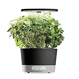 AeroGarden 901110-1200 Harvest 360 Indoor Hydroponic Garden, Black