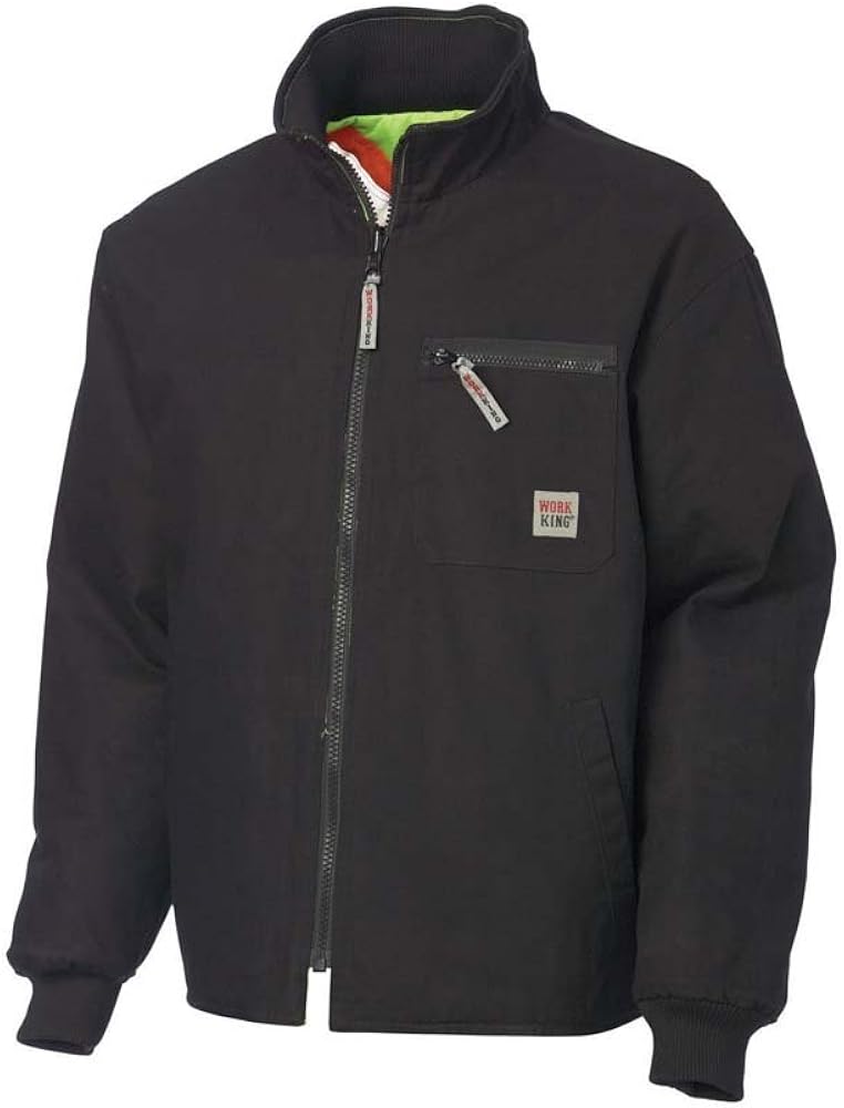 Work King Men's Reversible Safety Jacket Clothing