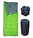 Lightweight Green Sleeping Bag by RevalCamp. Indoor & Outdoor use. Great for Kids, Teens & Adults. Ultra Light and Compact Bags are Perfect for Hiking, Backpacking, Camping & Travel.