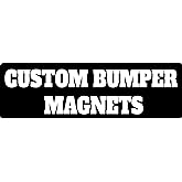 Custom Magnetic Bumper Sticker Customizable Magnet | Personalized Magnet | Multiple Size Options | Automotive Magnet | Customizable Pick Your Font Pick Your Color Magnetic for Bumper
