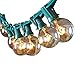 Escolite G40 String Lights Indoor Outdoor for Wedding Lights, Bedroom Lighting, Patio Lights Green