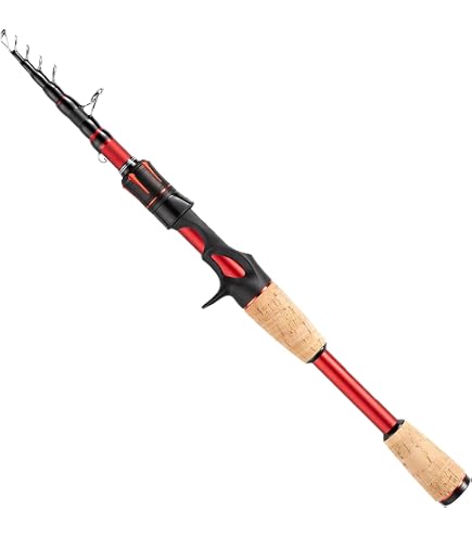 best telescopic fishing rod 2015 RIFT Venture Rods, Rubber Grips, Fuji Guides, Carbon Fiber Rod, Durable Solid Carbon Tip, Floating Guides, Spinning Casting Travel (Black/Silver - C Getting Ready for Albacore This is a bold Size:9' ~ 10' (single color) bf21