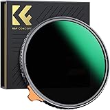 K&F Concept 52mm Putter Variable ND Filter ND2-ND400 (1-9 Stops) 28 Multi-Layer Coatings Import AGC Glass Adjustable Neutral