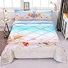 Wowelife Coastal Comforter Sets Full 3D Beach Seashell Bedding Blue 5 Piece with Comforter, Flat Sheet, Fitted Sheet and… 51K5quVKNiL