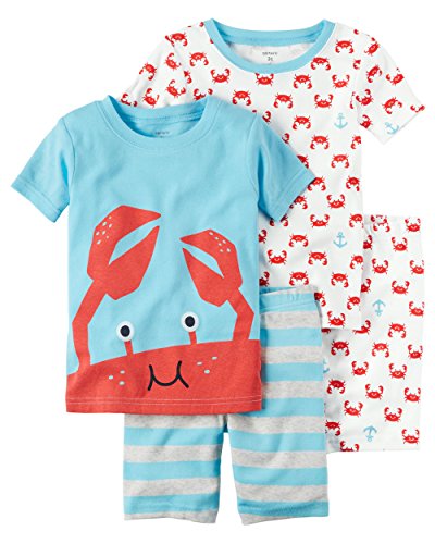 Carter's Carter's Boys 4 Pc Cotton 341g285, Print, 3T