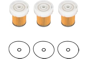 DISENPARTS Fuel Filter 6A320-59930 6A320-58830 Compatible with Kubota B1410 B1610 B2301HSD B2320HSD L2501D L2501F L2501H M5640SU RTV900G RTV900W RTV900T Replace 33830 PF9911 O Ring 6A320-59950 6A320-59940