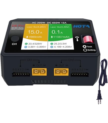 Amazon.com: SKYRC D200neo Dual AC/DC Multi-Function Smart