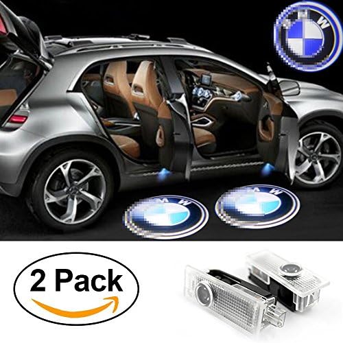 Car Door LED Logo Lights Projector 2 Pcs Set Easy and Fast Installation Ghost Shadow Welcome Light Laser Courtesy Lamp for BMW
