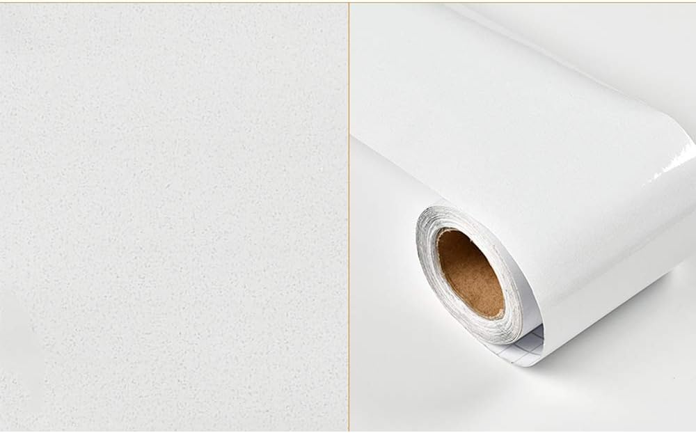 Yifasy Solid Color Wallpaper Border Roll Waterproof SelfAdhesive Bathroom Kitchen Wall Tiles