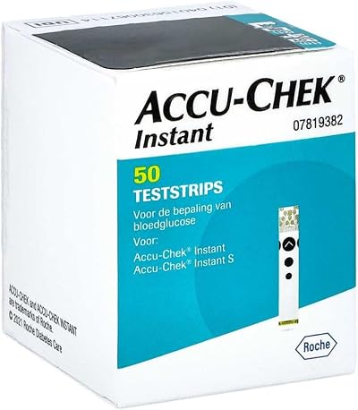 Accu-Chek Instant Blood Glucose Test Strips Pack of 50 Strips