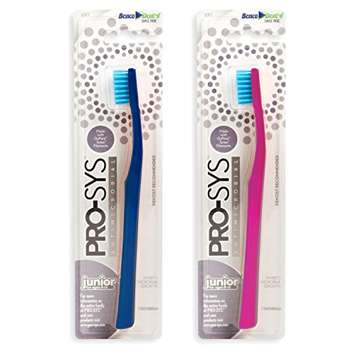 PROSYS® Kids Toothbrush Antibacterial Bristles (Colorful 2Pack