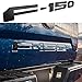 Tailgate Insert Letters for Ford F150 2018 2019 2020-3M Adhesive & 3D Raised Tailgate Decal Letters - Matte Black