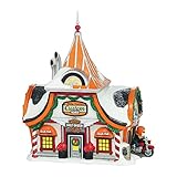 Department 56 North Pole Village Harley-Davidson Lit House, 12.6-Inch