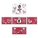 Jewelkeeper Girl's Musical Jewelry Storage Box with Dancing Ballerina, Pretty Hearts Design, Swan Lake Tune