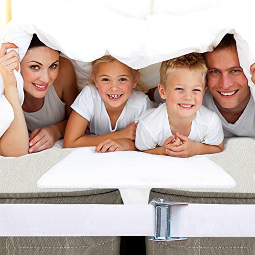 EPHEDORA 8" Wide Bed Bridge Twin (XL) to King Converter Kit Mattress