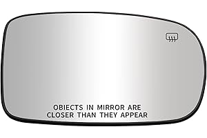 LOIYLLEN Passenger Side Mirror Replacement for 2011-2017 Chrysler 200, 2012-2021 Chrysler 300, 2011-2021 Dodge Charger, 2012-2021 Dodge Challenger Mirrors Glass - Convex Heated Right Rear View Mirror