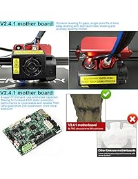 Impresora Creality CR-10S PRO 3D con 9 funciones de actualización, nivelación automática, pantalla táctil, extrusión de engranaje doble, tubo de teflón de capricornio, detección de filamentos, impresión de currículum vitae, placa madre V2.4.1, 11.8 × 11.8
