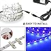 Onforu 49.2ft LED Black Lights Strip Kit, 900 Units Lamp Beads, 12V Flexible Black light Strip Lighting, 15M Black Light LED Strips for Glow Party, Bedroom, Game Room, Night Club, Halloween Decoration