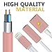 Lightning to 3.5mm Headphone Adapter, Superior Lightning to 3.5mm Audio Jack Adapter + Lightning Charging Port for iPhone 7, iPhone 7 Plus (Rose Gold)