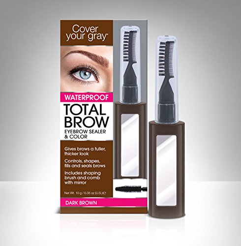 Daggett & Ramsdell Cover Your Gray Total Brow Eyebrow Sealer, Dark Brown, 0.35 Ounce