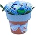 Baby Boy Clothing Flower Bouquet | Newborn Baby Boy Gift Basket with Baby Clothing Arranged Like Celebration Flowers, Creative Unique Blue Baby Set for Expecting Moms, Includes Spaceship Clothing Set
