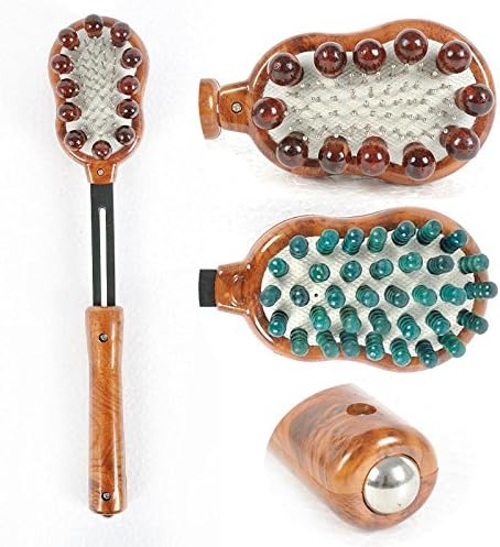 Manual massage tools Big strength double-sided massage sticks Massage hammer with steel balls