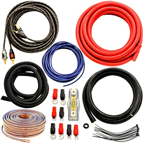 Car Audio 4 Gauge Flexible Wire & Cable Complete